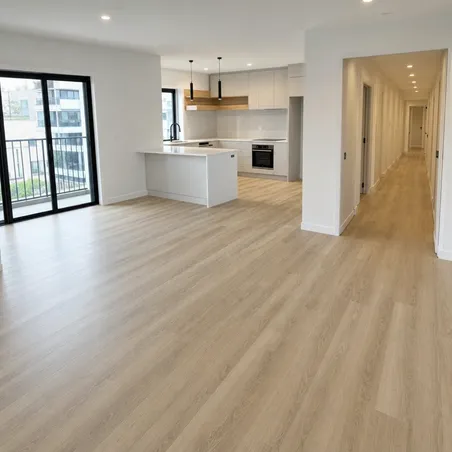SPC flooring in multi-family apartment and property development
