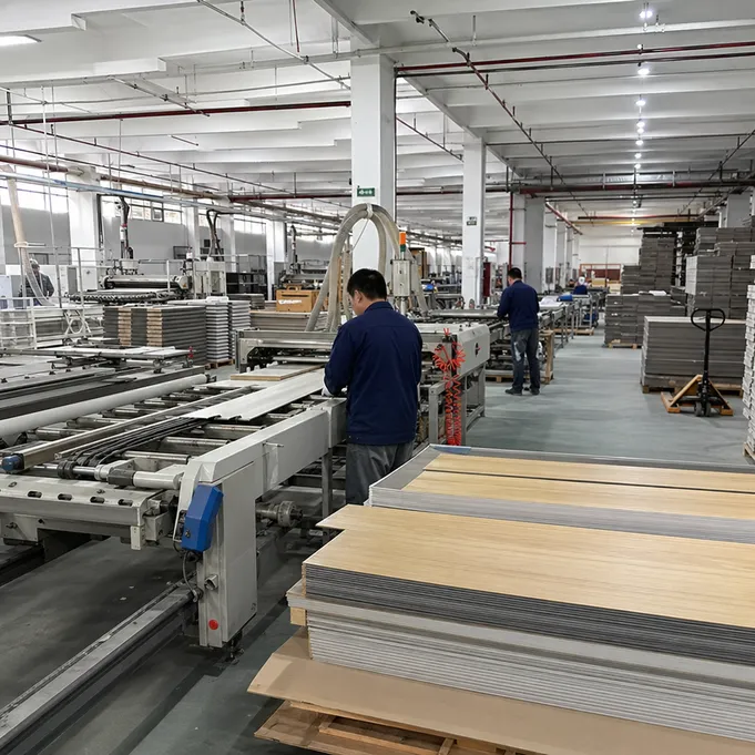 Elefloor OEM/ODM factory production line for private label SPC flooring