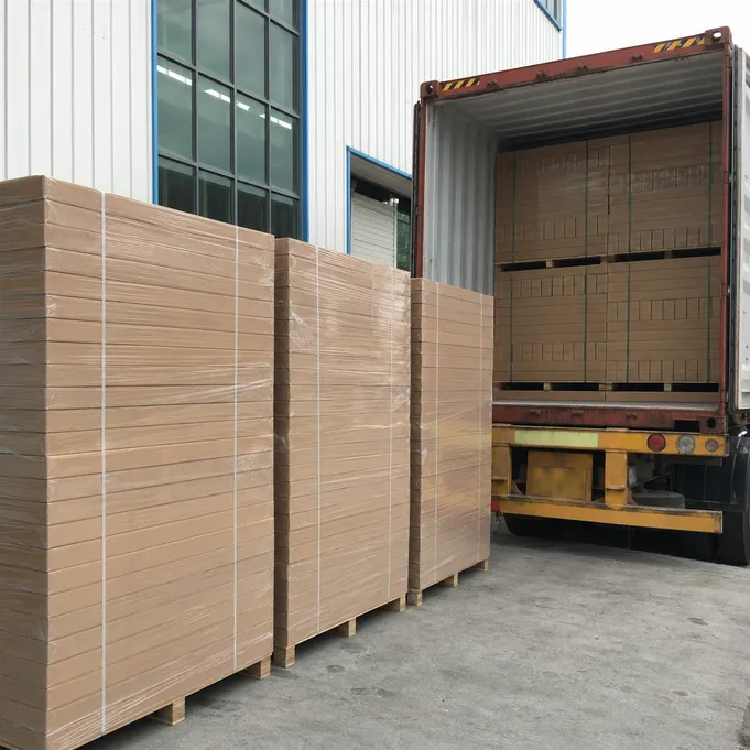 Luxury LVT packaging cartons and container loading configuration