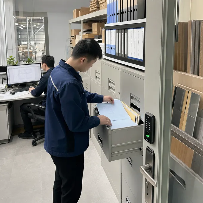 Secure access-controlled storage for OEM client design files and product specifications