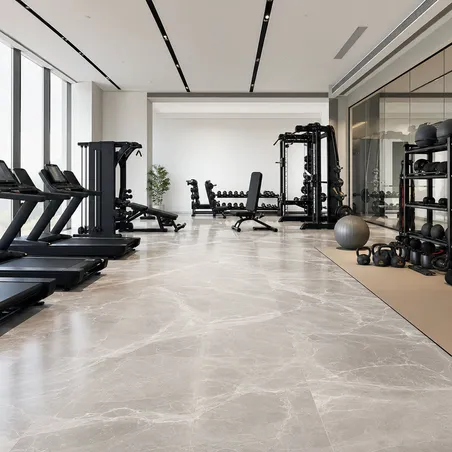 Gym SPC flooring for fitness and recreation market