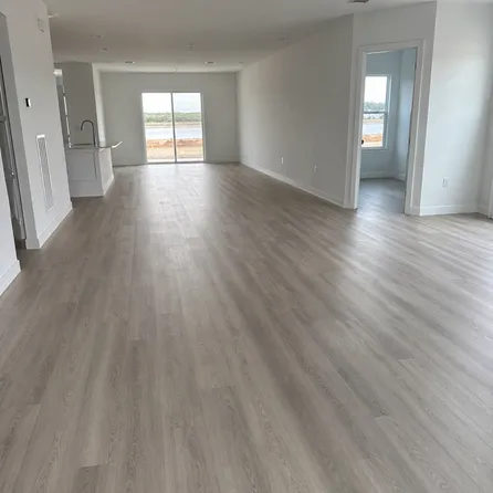 SPC flooring installed in residential new construction home