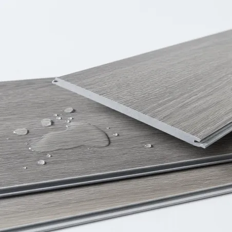Waterproof SPC flooring with click-lock installation — zero water absorption rigid core